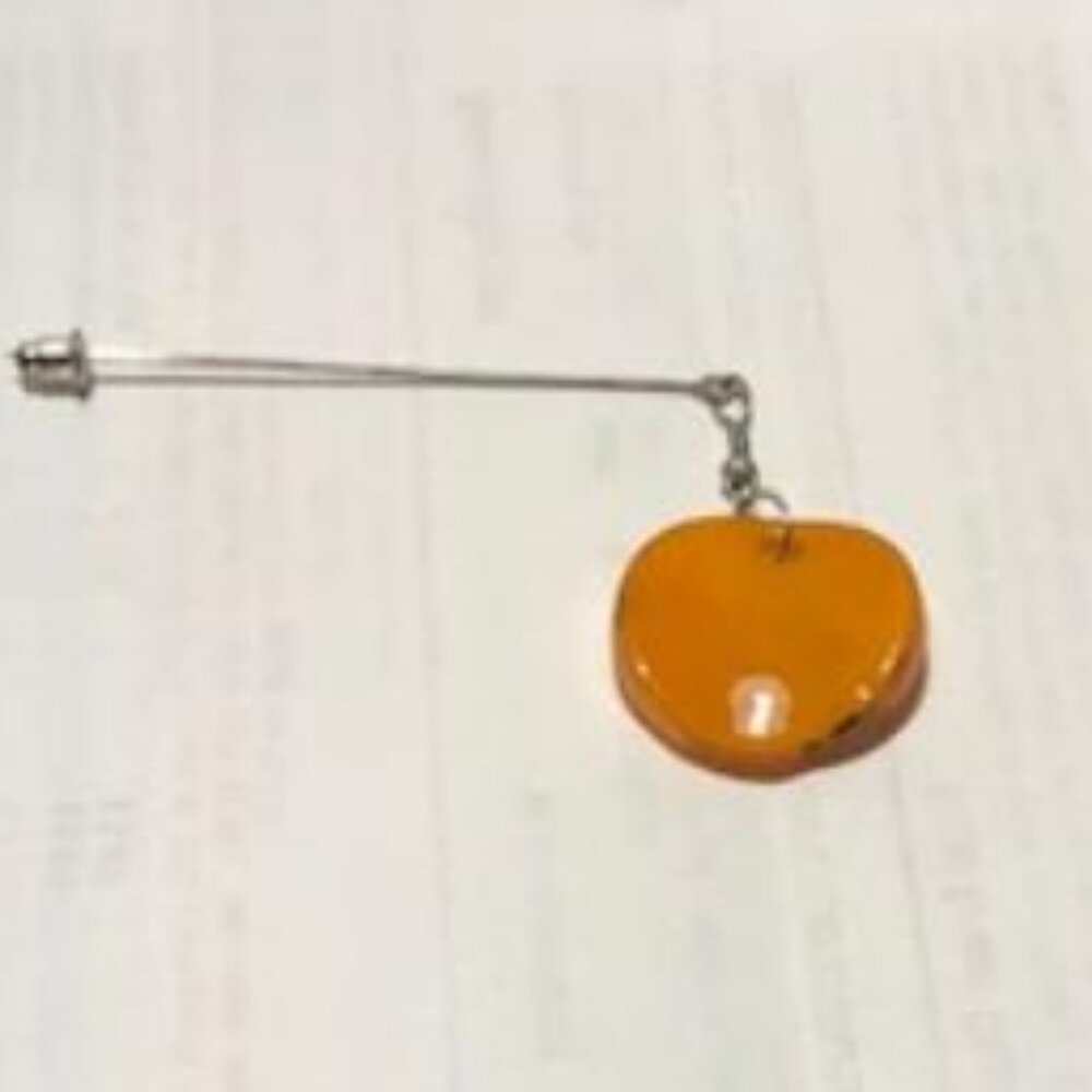 Orange Hijab Stick Pin
